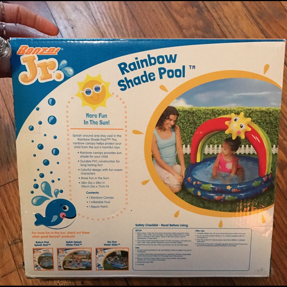 Child’s Rainbow Shade Pool - Picture 2 of 3